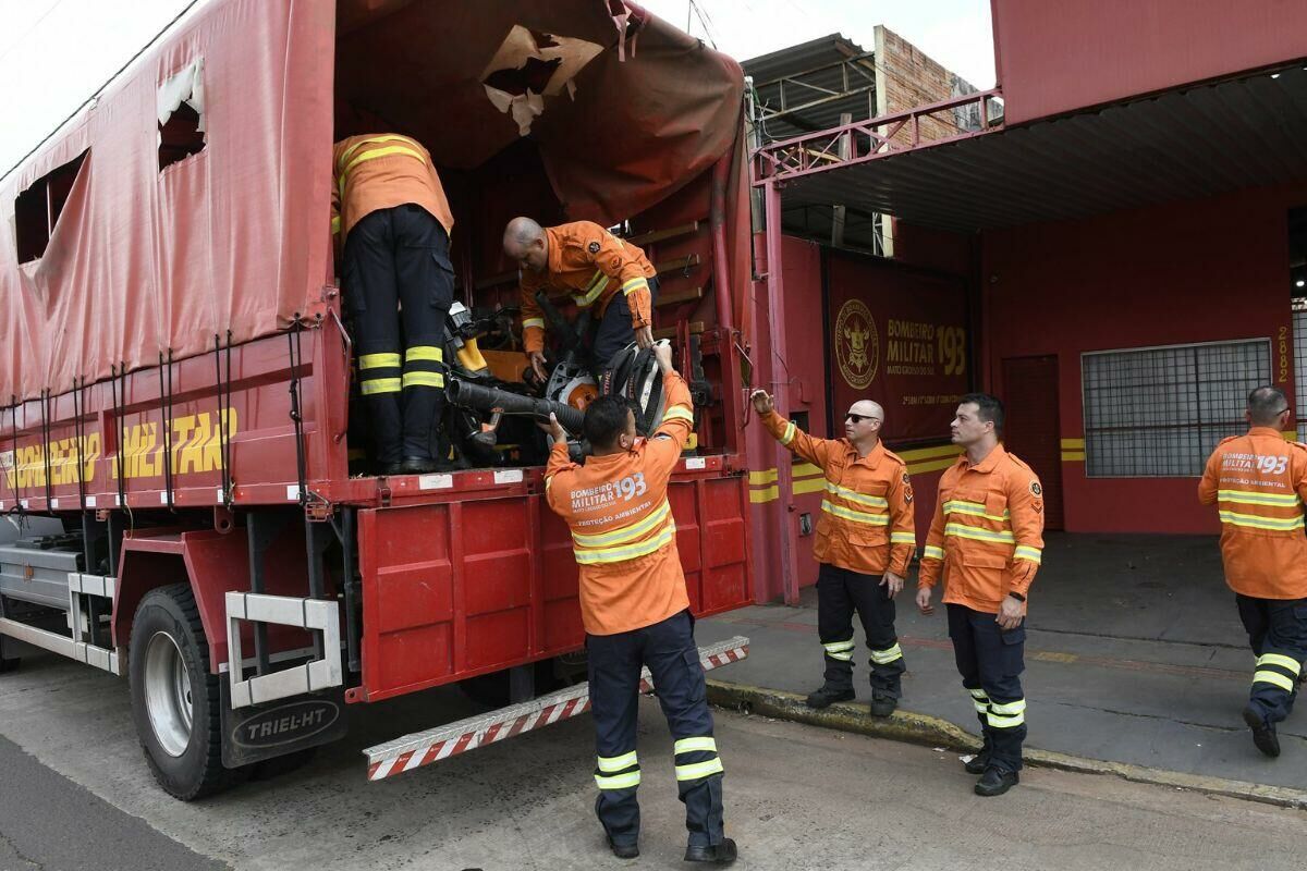 Imagem de compartilhamento para o artigo Operação Pantanal: Corpo de Bombeiros inicia manutenção de equipamentos para combate a incêndios em 2025 da MS Todo dia